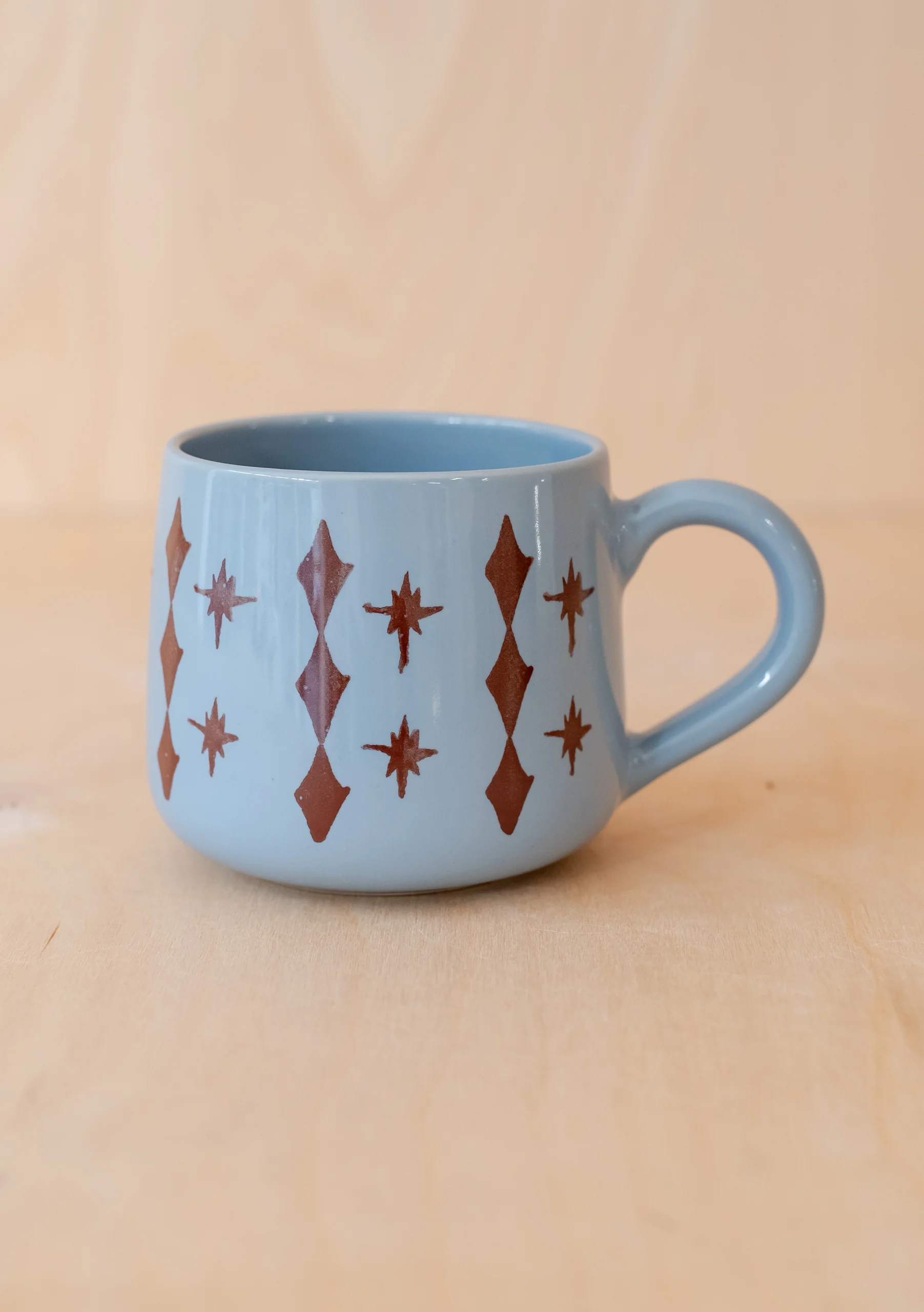 Celestial Blue Hand-Painted Mug