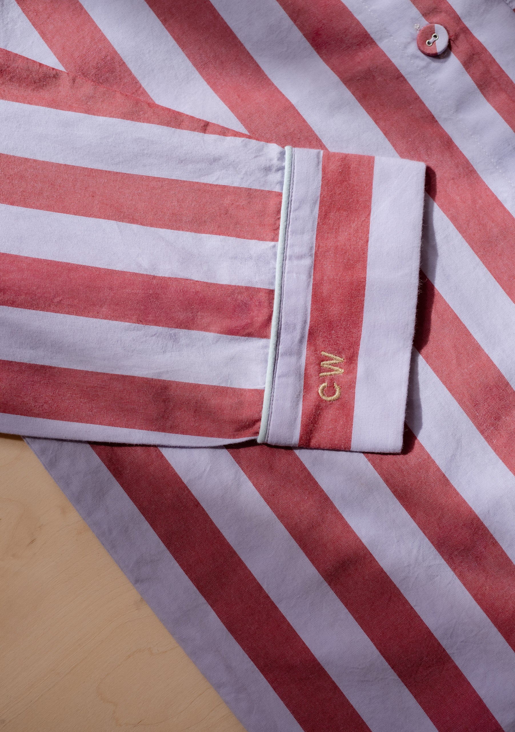 Cotton Pyjamas in Blue Checkerboard - Image 7