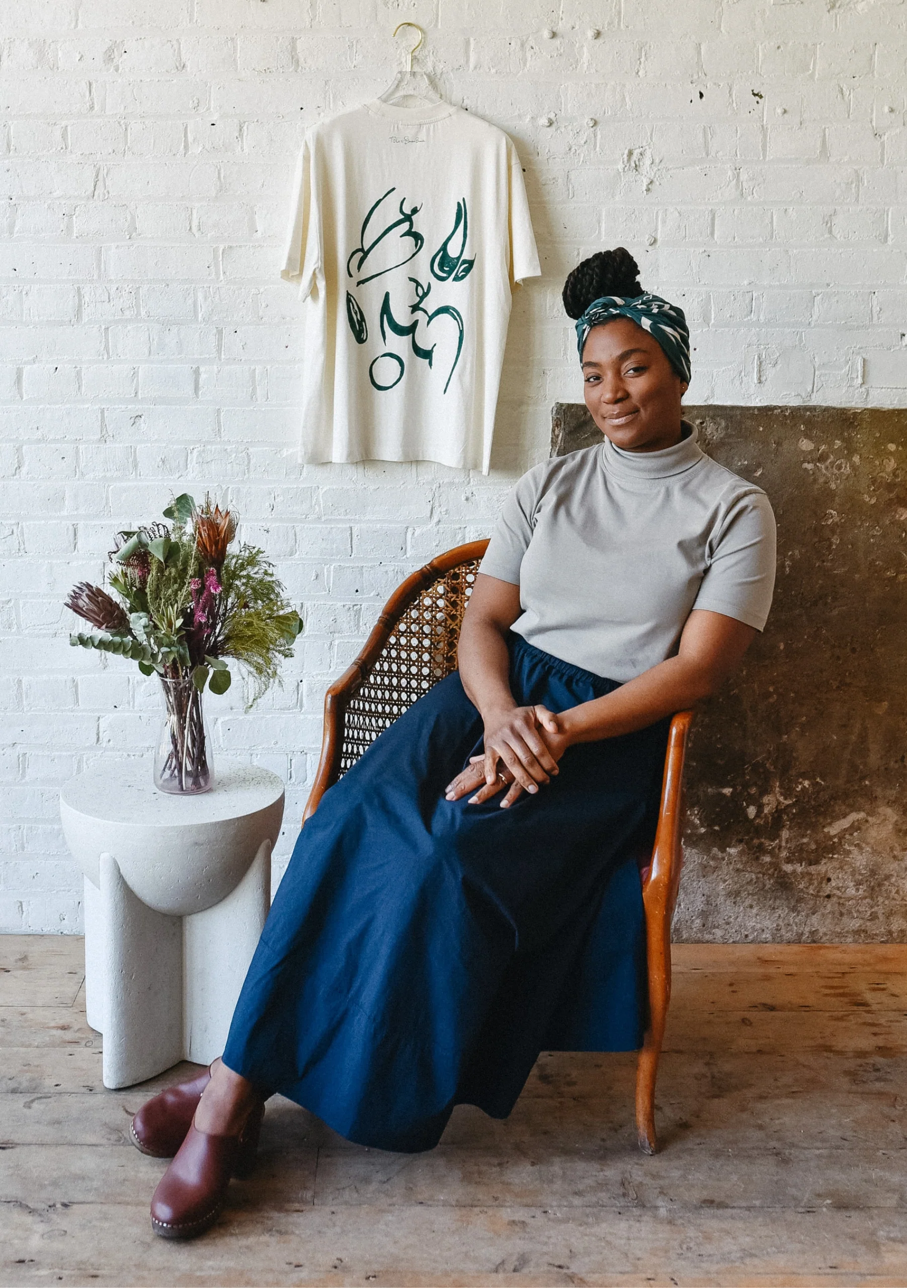 The Artist Series TBCo x Simone Brewster Cotton Scarf - Image 4