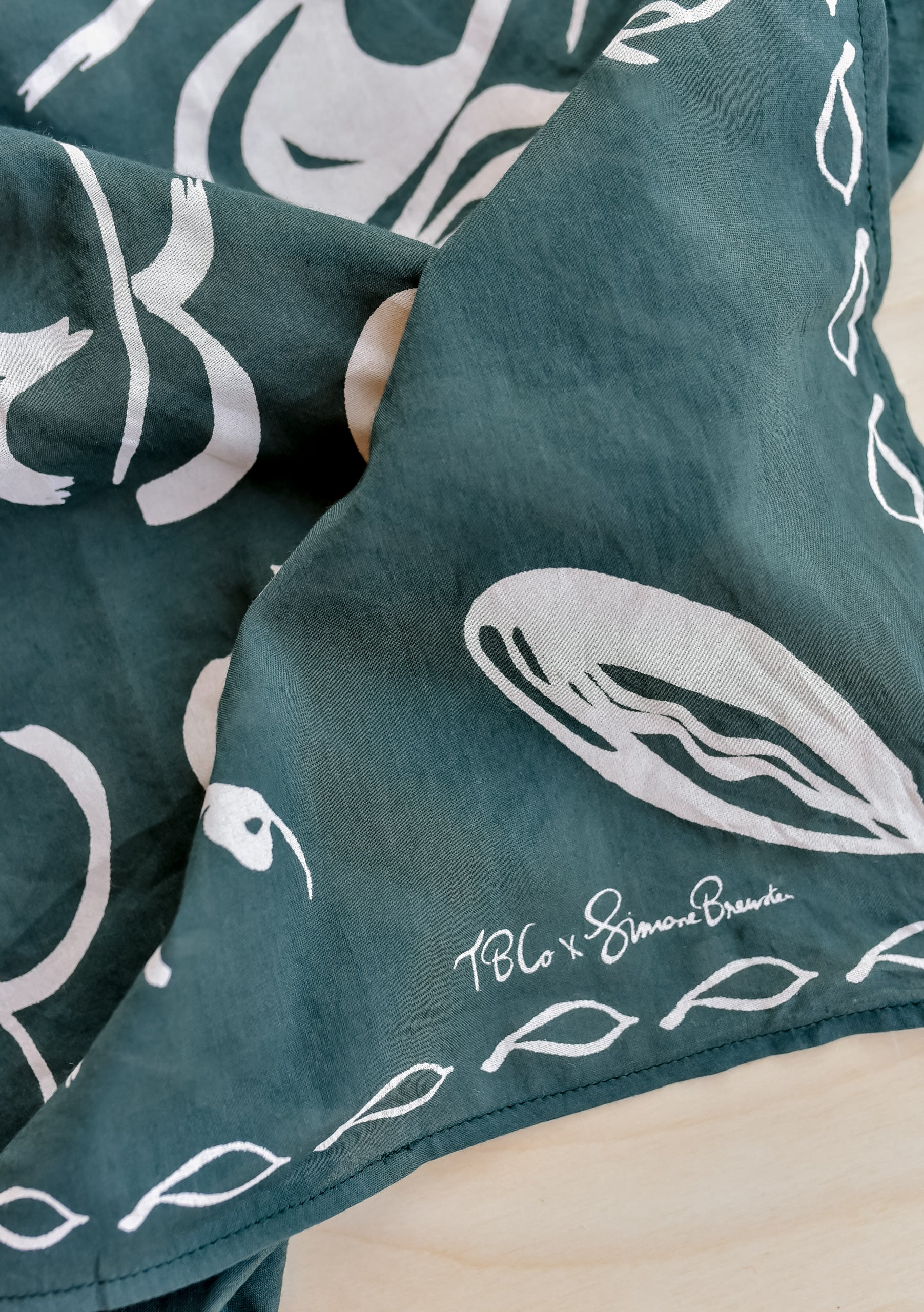 The Artist Series TBCo x Simone Brewster Cotton Scarf - Image 8